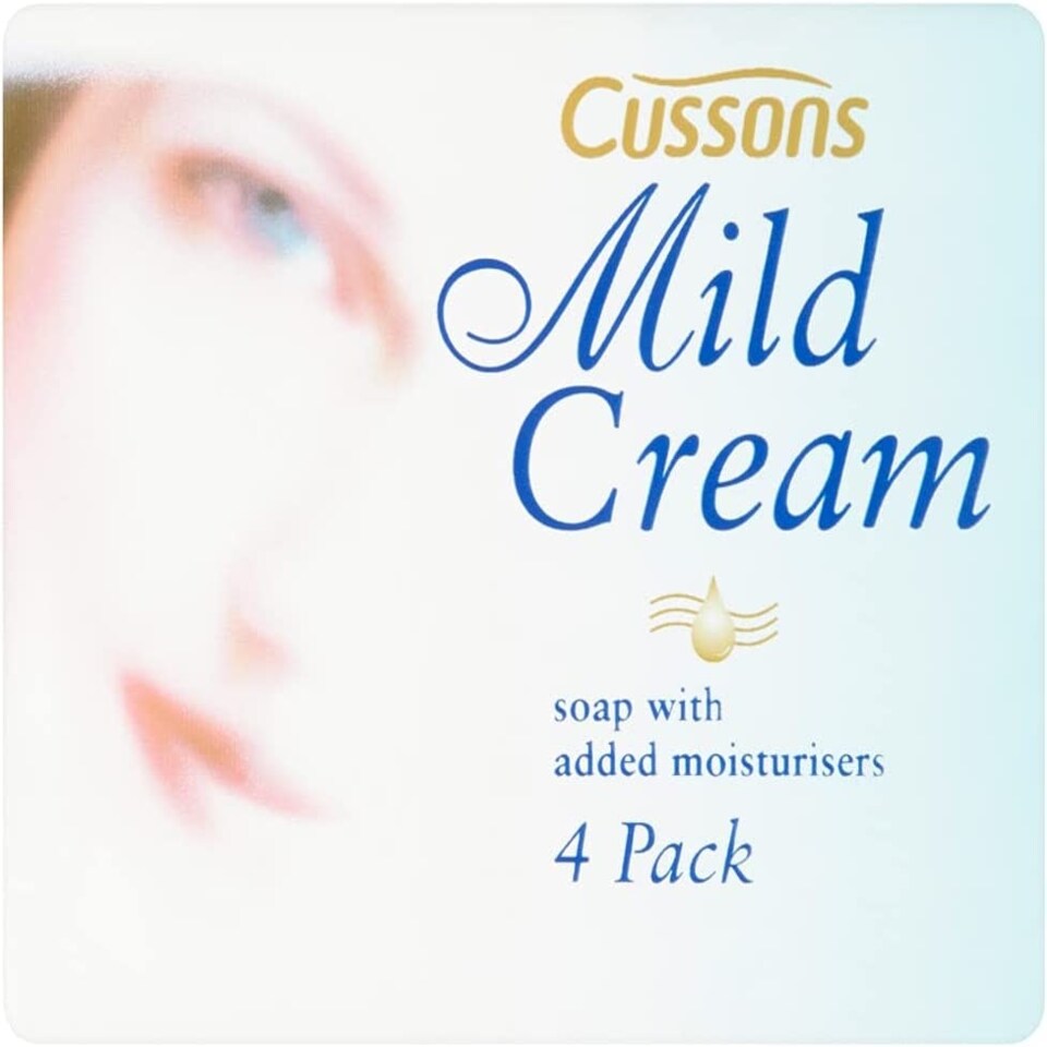 Cussons Mild Cream Bar Soap 4 x 90g