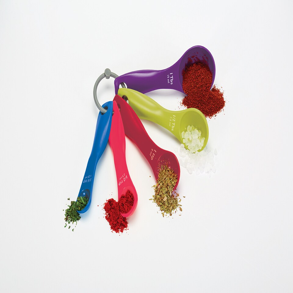 image 1 of Colourworks 5 Piece Measuring Spoon Set | Multi | Not provided