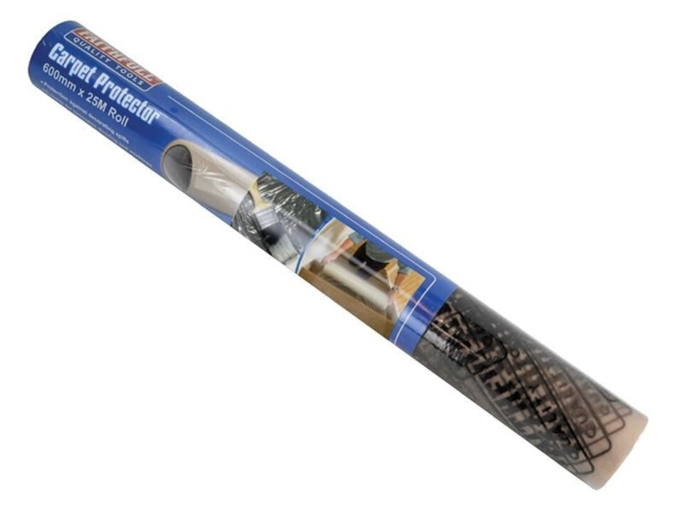 image 1 of Faithfull - Carpet Protector 600mm x 25m | Clear | One Size | 1
