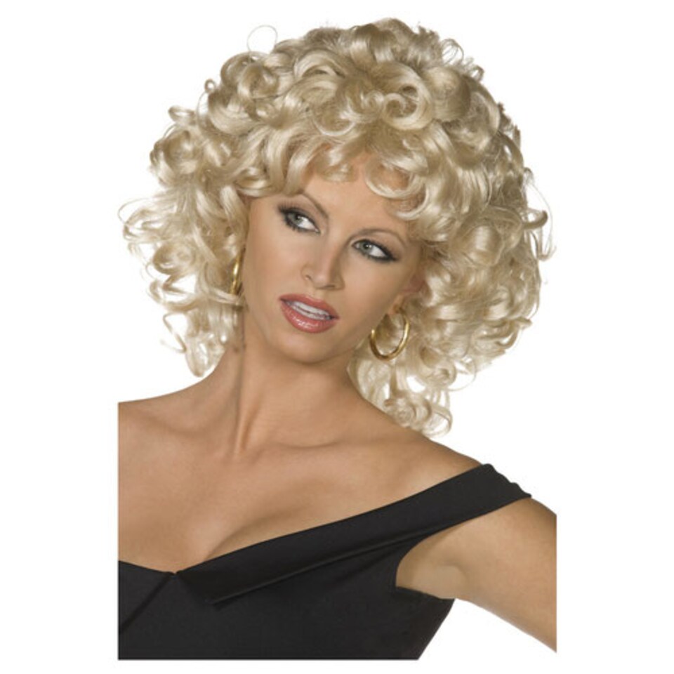 image 1 of Sandy Olsson Grease Last Scene Curly Blonde Hair Wig
