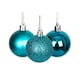 image 1 of Baubles Teal Blue 5cm, 18pcs Set