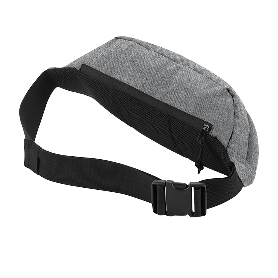 image 1 of BagBase Oversized Across Body Bag - Grey Marl - One Size Grey
