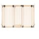 image 2 of Bettacare Wooden Multi Panel Flexible Pet Barrier, Natural Wood, up to 296cm Wide, Dog Barrier for Pets Dogs and Puppy Cream | Natural