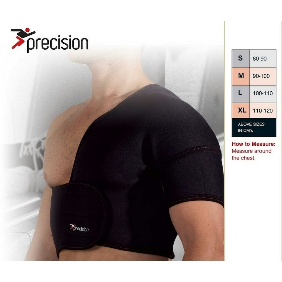 image 1 of Precision Left Neoprene Half Shoulder Brace - Black - S Black | S