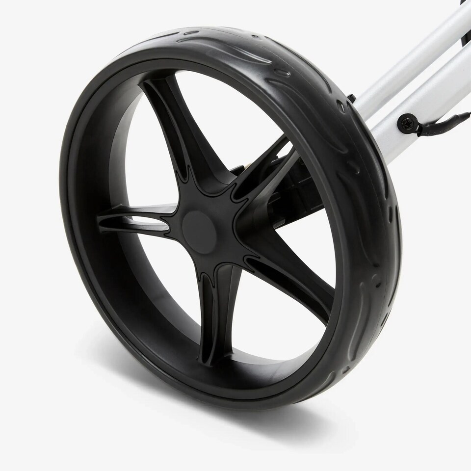 image 1 of Decathlon 3-wheel golf trolley, Inesis 900 360° grey