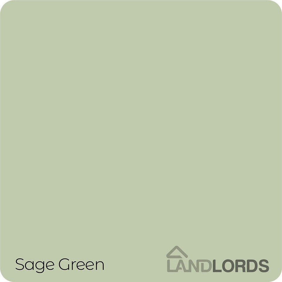 image 1 of Landlords Paint - Interior Paint - Washable & Durable Finish for Walls & Ceilings - Sage Green - 20L
