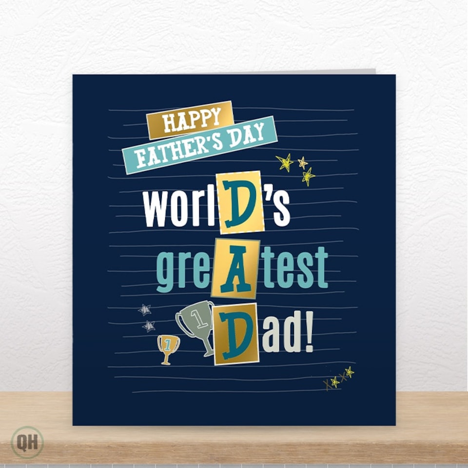 image 1 of Father's Day Card World's Greatest Dad!