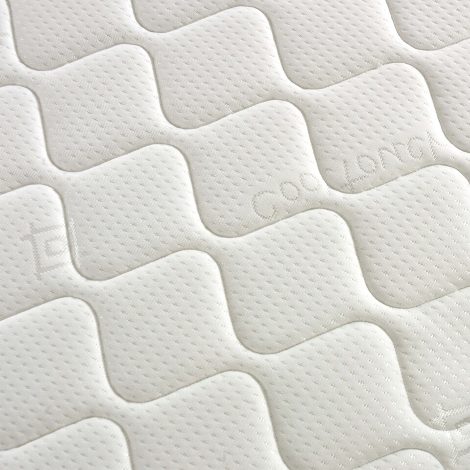 image 1 of Orthopaedic Firm Support Foam Mattress - 14cm Deep, Cooltouch Plus | White | Small Double
