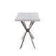 image 10 of Duke LUX Dining Table Single, White Brown | Oak