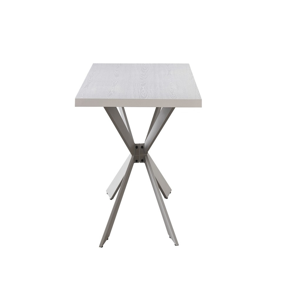 image 1 of Duke LUX Dining Table Single, White Brown | Oak