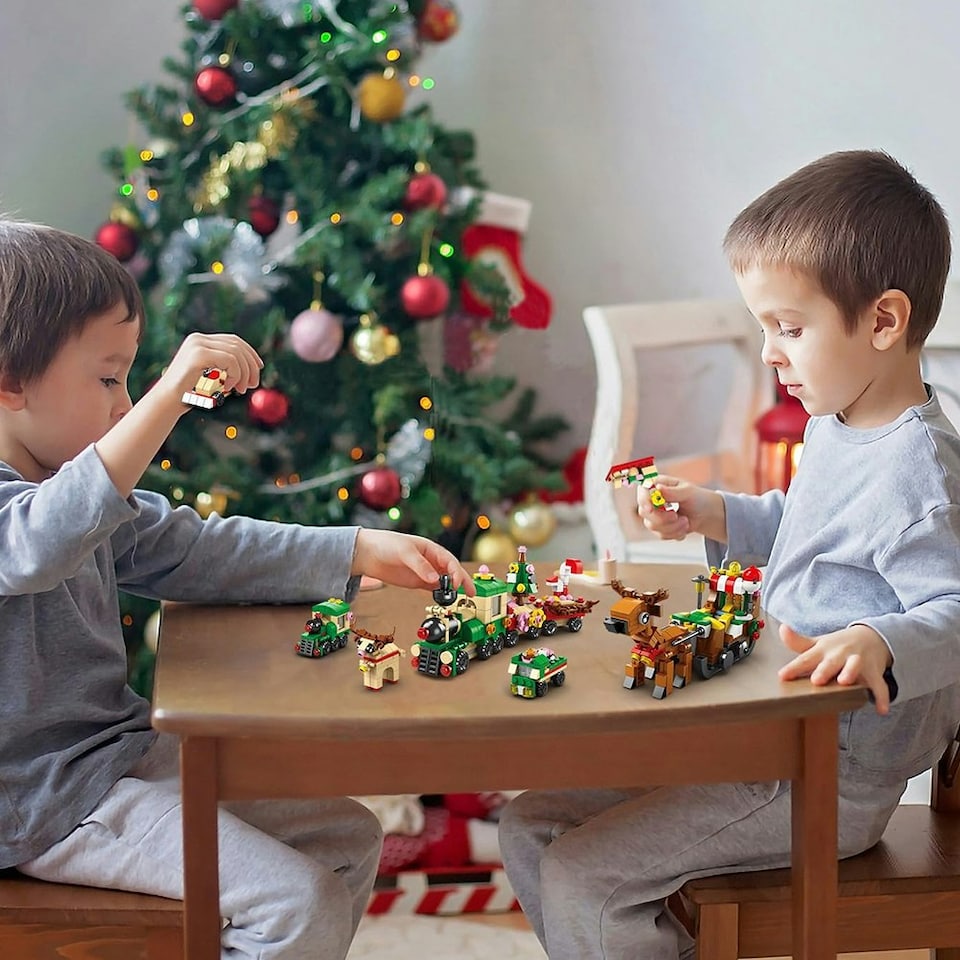 image 1 of Living and Home Christmas Advent Calendar Building Block Blind Box