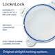 image 2 of LocknLock Round Food Containers with Lids, 5 x 700ml