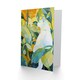 image 2 of Zen Pet White Lover Garden Leaves Cat Him Her Birthday Card
