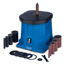 Scheppach OSM100 Spindle Sander, 450W, 2000rpm, 16mm Stroke, 6 Sleeves, Dust Extraction