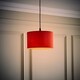 image 3 of ValueLights Reni Small Rust Lamp Shade & Bulb | Orange