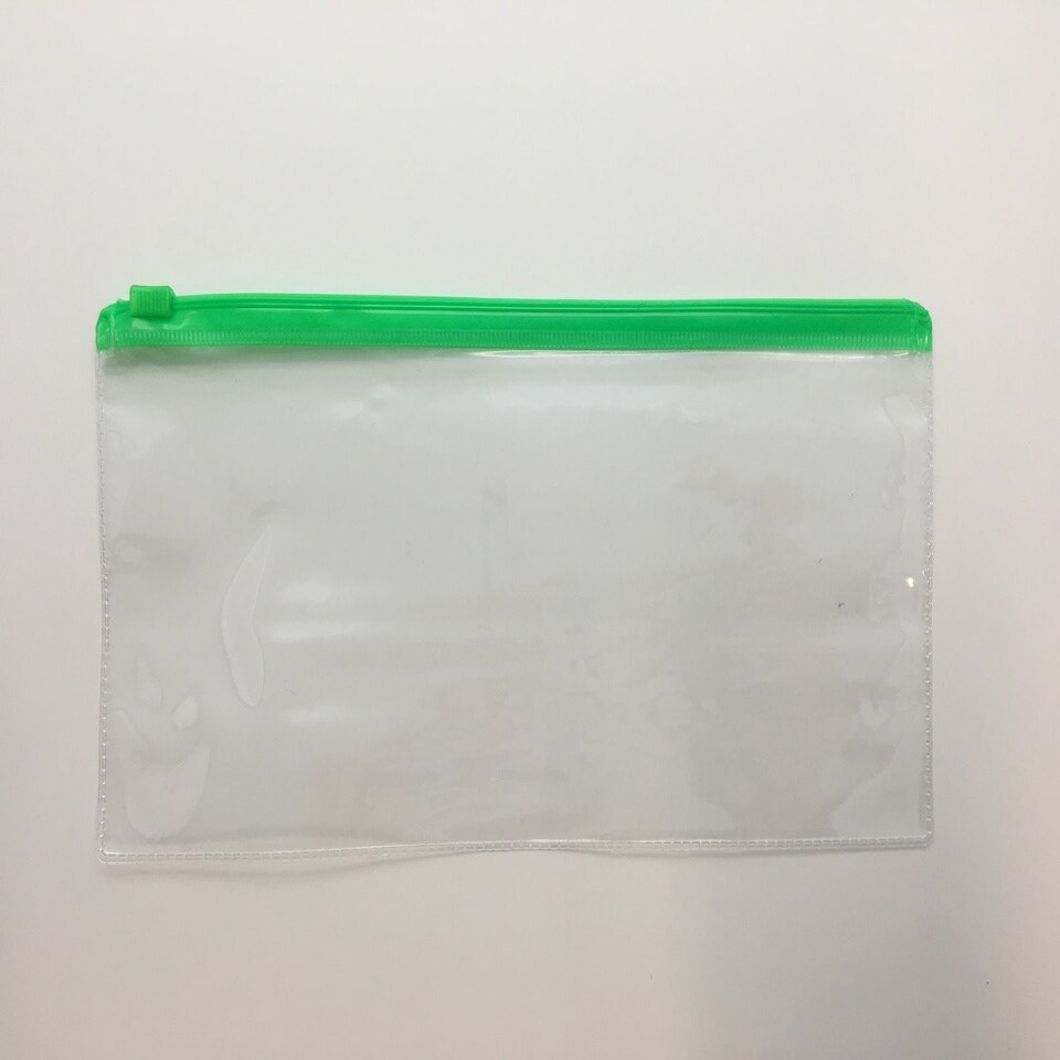 image 1 of Pack of 12 DL Green Zip Zippy Bags