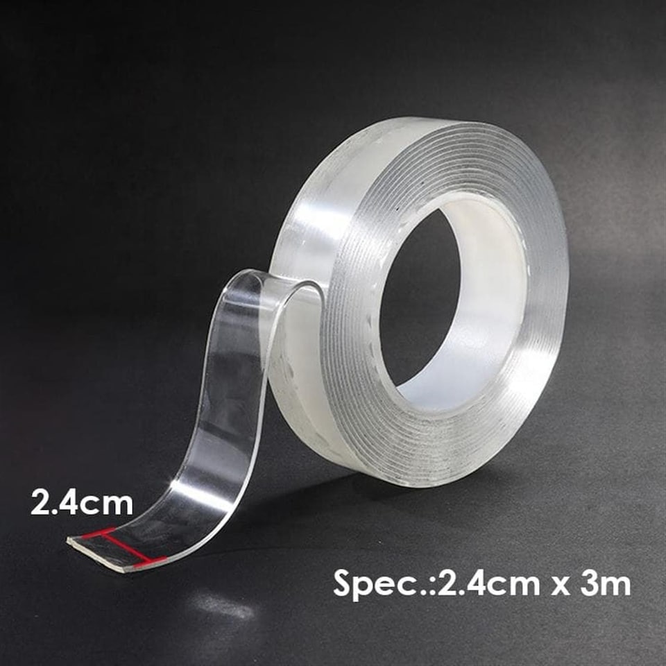 image 1 of Transparent Multi-functional Strong Adhesive Nano Tape 2.4cm x 3m