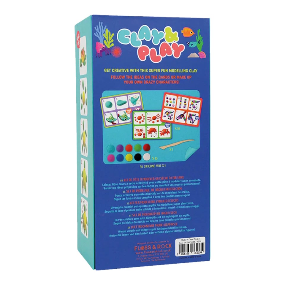 image 1 of Floss & Rock Clay & Play Modelling Kit - Ocean