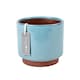 image 1 of Burgon & Ball Malibu Blue Large Glazed Pot