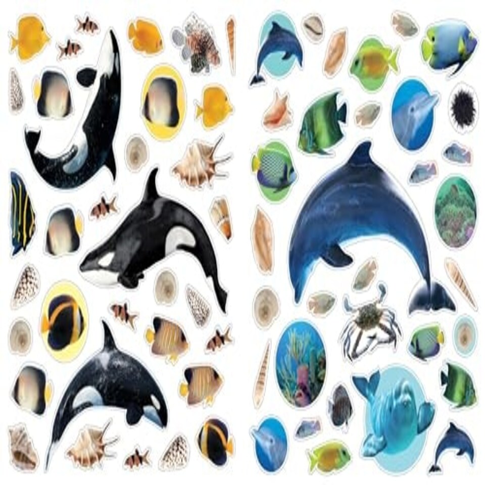 image 1 of Eyelike Stickers Ocean New - 18D Kids Activity & Sticker - PAPERBACK - 9780761169376
