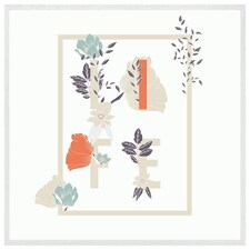 Life & flowers (Picture Frame) White | XS