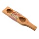 image 1 of Something Different Christmas Beech Wood Baking Mould - Natural - One Size