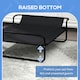 image 8 of PawHut Raised Dog Bed w/ Slope Headrest, for Small, Medium Dogs, 91 x 69 x 29cm