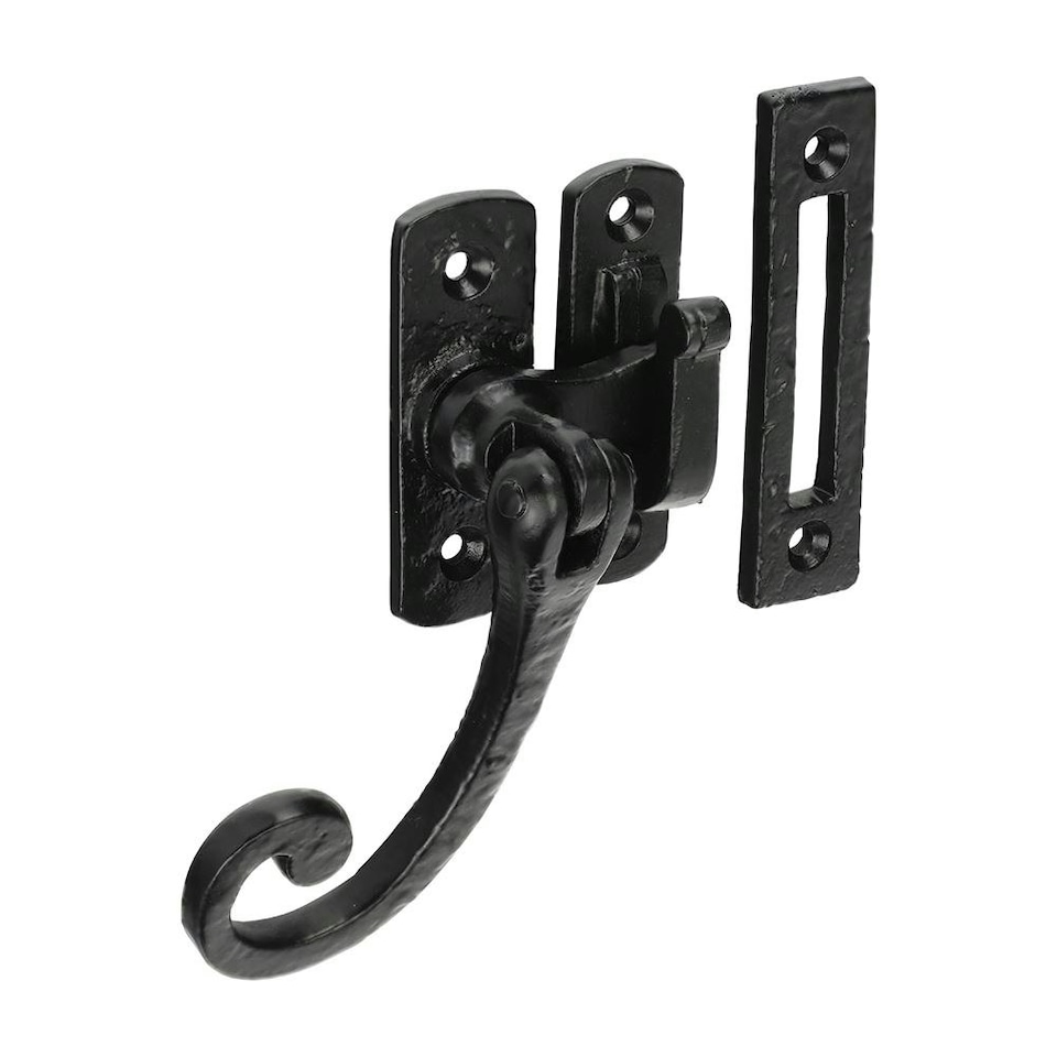 image 1 of Timco - Curly Tail Casement Fastener - Antique Black (Size 86mm - 1 Each)