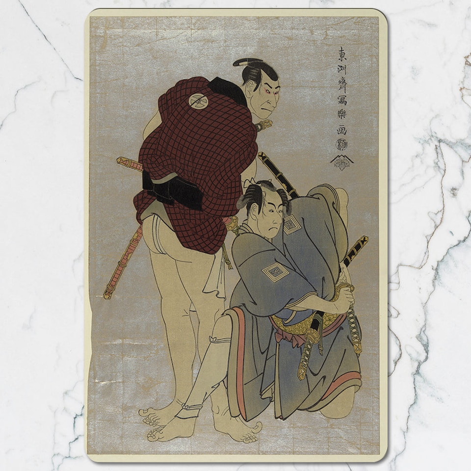 image 1 of 12 Piece Placemat and Coaster Set with Wood Bottom and Designer Artwork