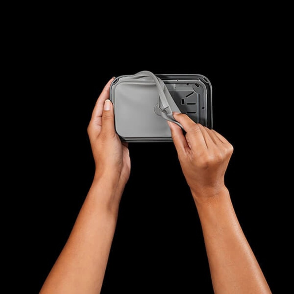 image 1 of OXO Good Grips Steel POP Small Square Short 1L Storage Container