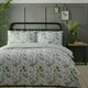 image 4 of Portfolio Home Kew Floral Bedding Duvet Cover Set Cream | Double