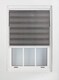 image 2 of Day and Night Zebra Roller Blind 240cm Wide x 210cm Long | Grey | Dark Grey