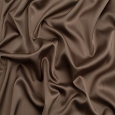 Minerva Core Range Brown Royal Micro Satin Fabric for Dressmaking, 146cm / 57" Wide - per metre