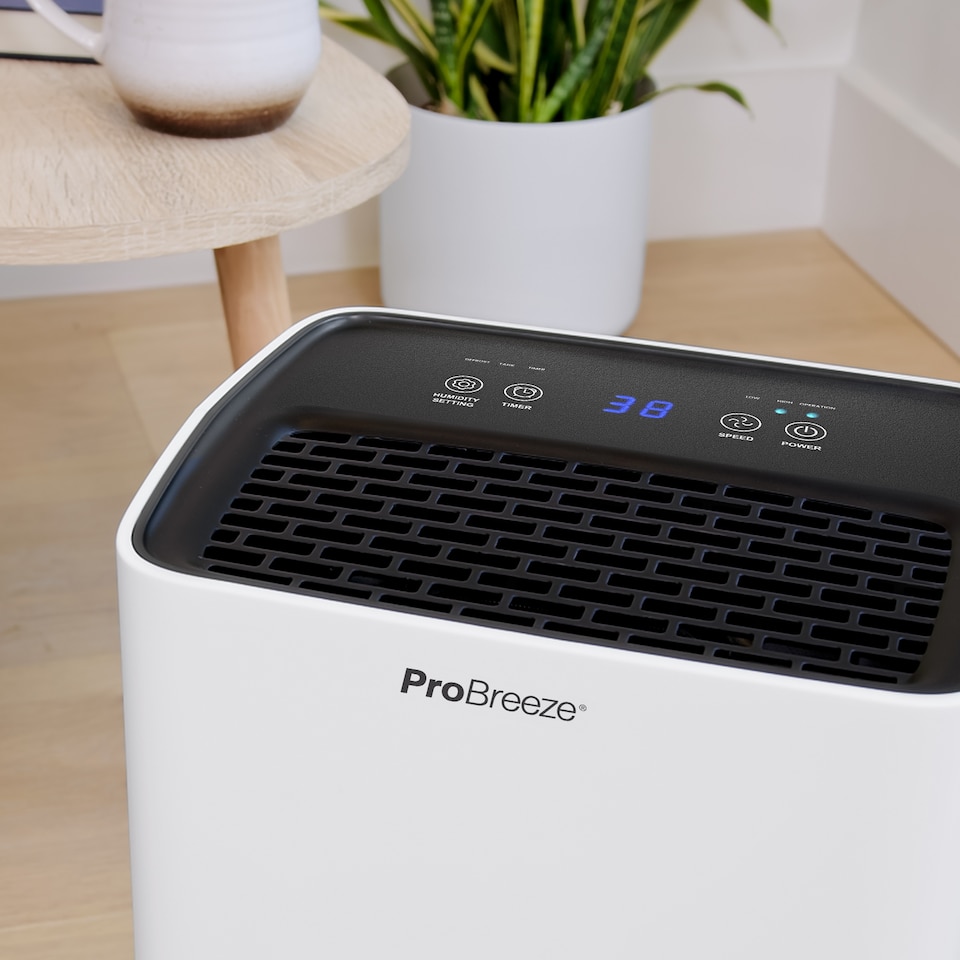 image 1 of Pro Breeze 12L Low Energy Compact Dehumidifier