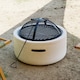 image 3 of Gr8 Garden Cream 18 Inch Round MgO Fire Pit Barbecue Grill BBQ Bowl Camping Heater Burner