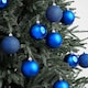 image 5 of 30mm/24Pcs Christmas Baubles Shatterproof Blue,Tree Decorations