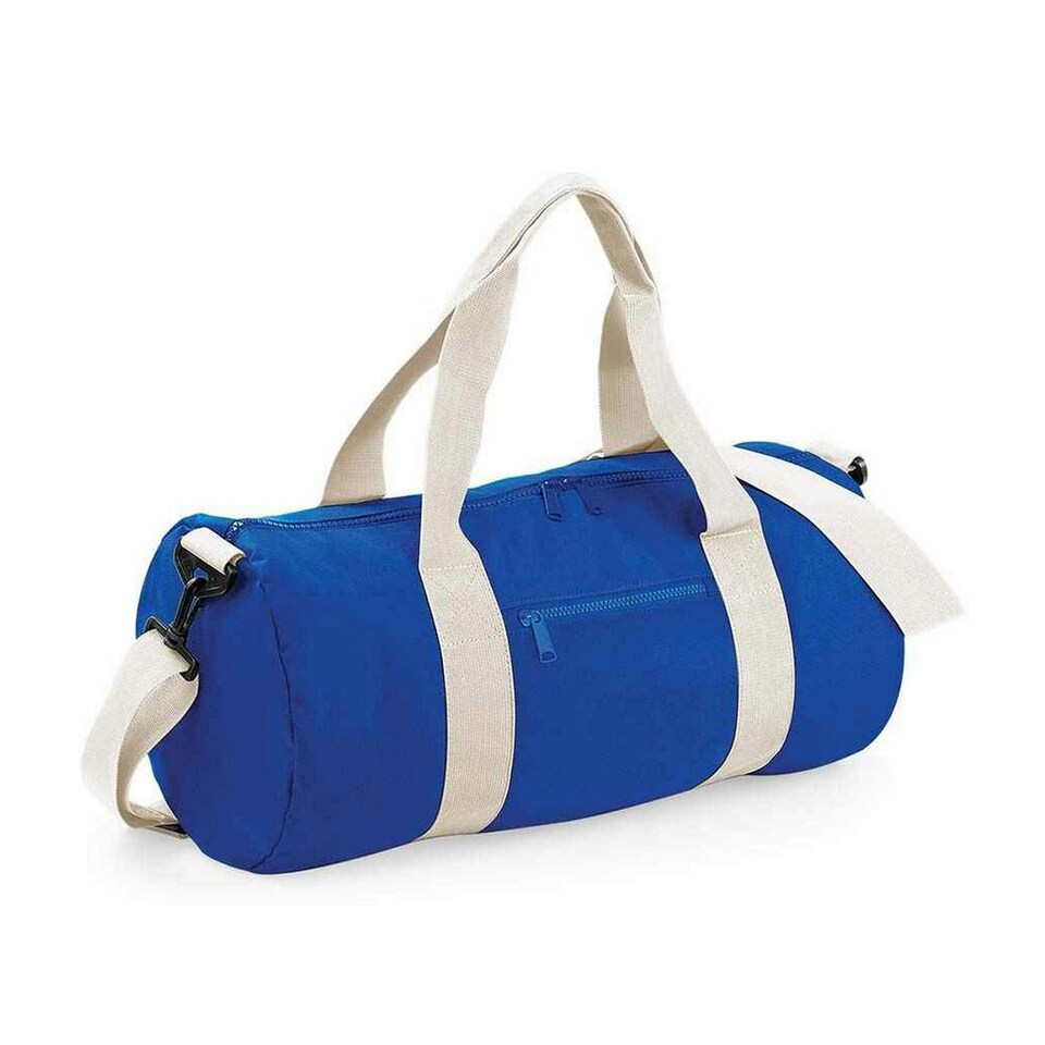 Bagbase Original Duffle Bag - Bright Royal Blue/Off White - One Size