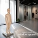 image 7 of Mannequin - adjustable, full body, life size, realistic proportions, glass plate stand | Cream | beige | Child | 1