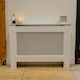 image 7 of Stylish MDF Diamond White Radiator Cover - Medium