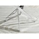 image 5 of Furniturebox Novara 120cm White High Gloss Table (Silver)