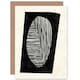 image 1 of Minimalist Abstract White Art Blank Just to Say Card
