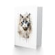 image 2 of Grey Point Ragdoll Watercolour Animal Cat Lover Greeting Card