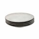 image 1 of Cooks Professional Set of 4 26cm Nordic Stoneware Dinner Plates with Reactive Glaze | Grey