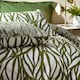 image 4 of Hoem Frond Abstract Cotton Rich Reversible King Duvet Cover Set