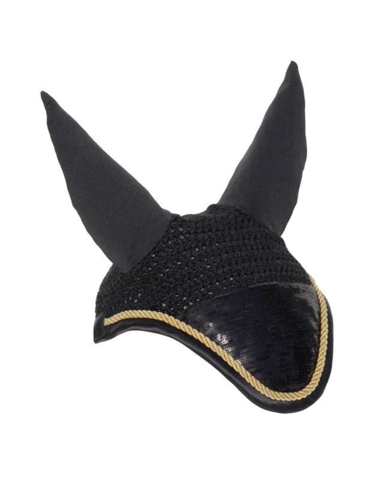 image 1 of Rhinegold Sequin Fly Veil | Red | Size: Cob
Colour: Red