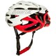 image 5 of AWE AWESpeed InMould Mens Road Bike Helmet 55-58cm White/Red Crash Guarantee* White | M