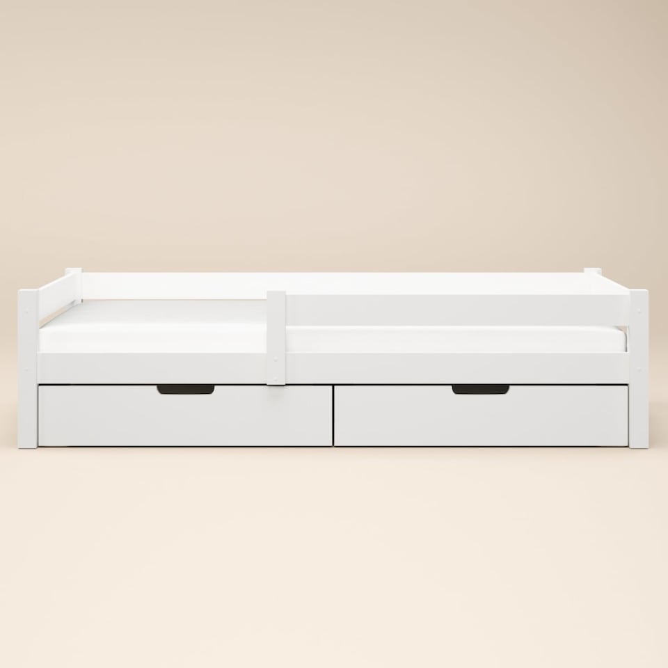 image 1 of Flair Milo Single Bed with Storage Pine White
