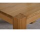 image 6 of Kuba 125x80cm Chunky Oak Small Dining Table and 4 Washington Leather Chairs | Red | Red