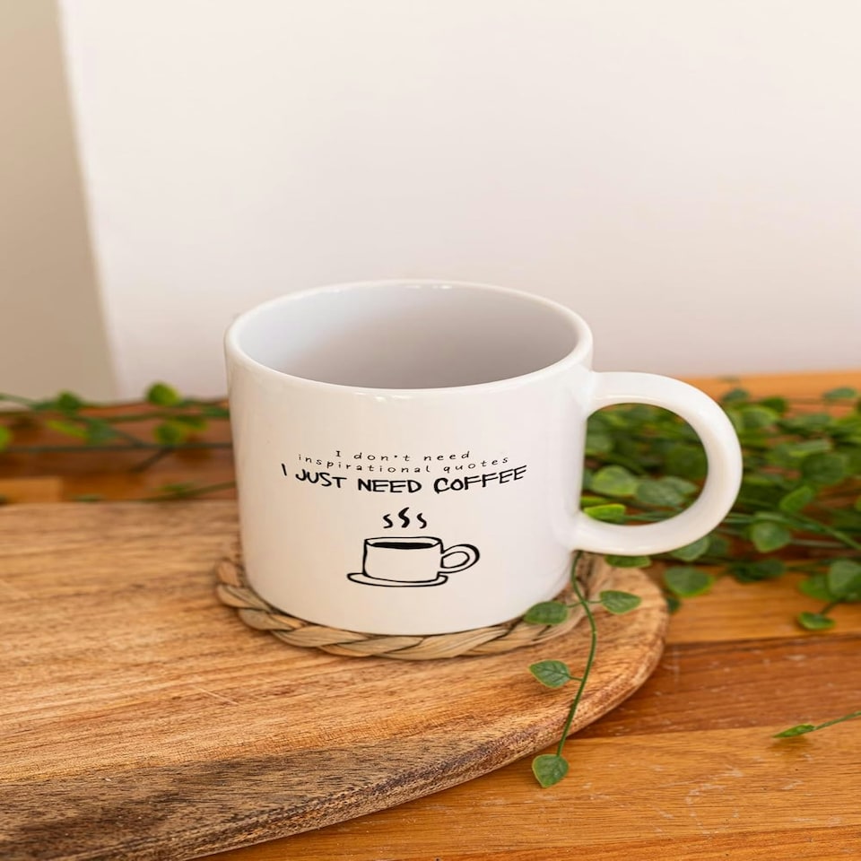 image 1 of Marco Paul Set of 4 Motivational Mugs White