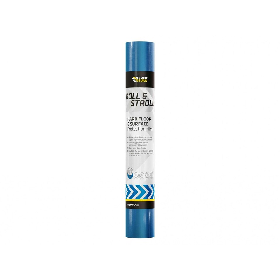 Everbuild Sika Roll & Stroll Hard Surface Protector - Multi Colour - 600m x 25m